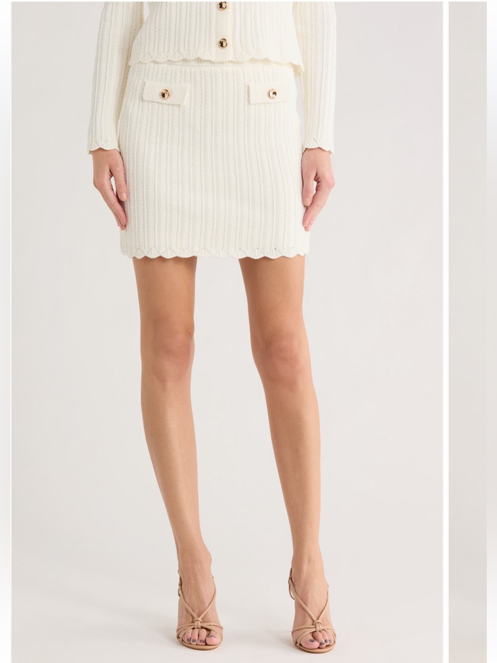 NWT Jason Wu Pointelle Sweater Skirt